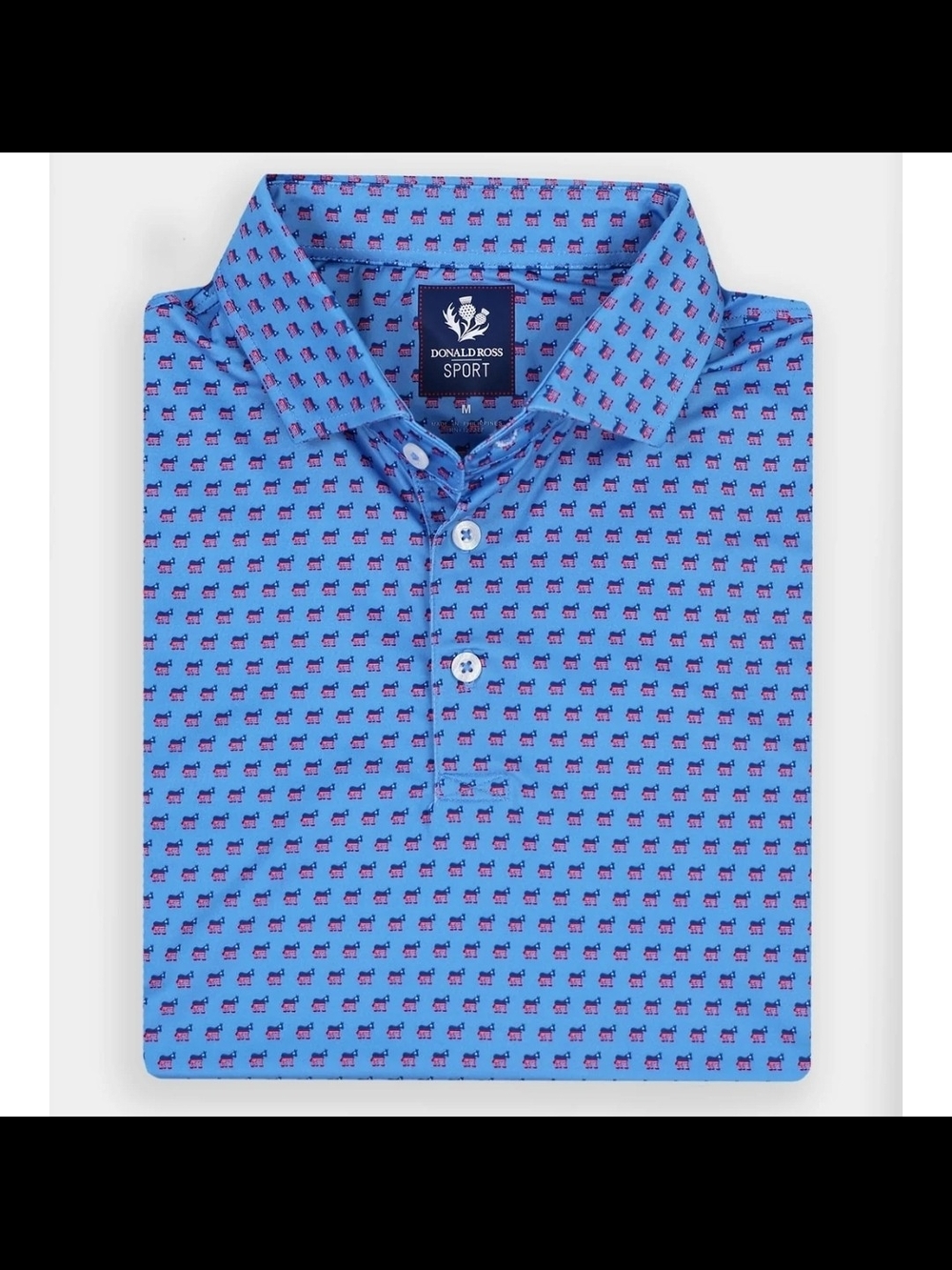 Donald Ross Aaron Polo Sport Fit Donkeys Size XL